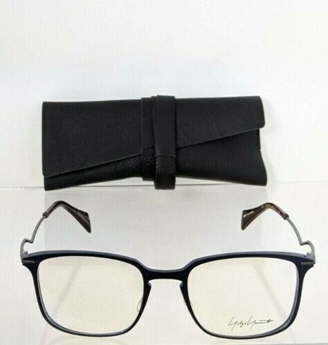 Brand New Authentic Yohji Yamamoto Eyeglasses YY 3029 606 52mm Blue Frame