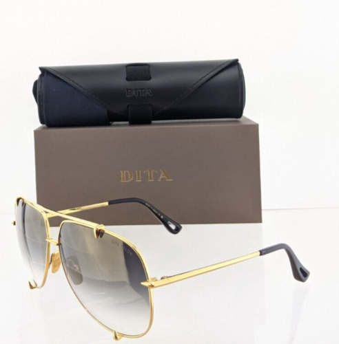 New Authentic Dita Sunglasses Talon 23007 D 18K Gld Blk 62Mm Frame