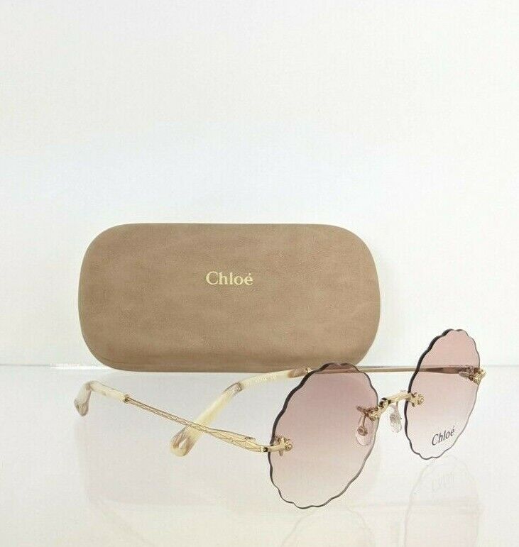 Brand New Authentic Chloe Sunglasses CE 2147S 717 55mm Gold 2147 Frame