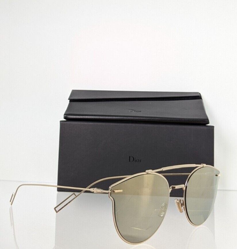 Brand New Authentic Christian Dior DIOR PRESSURE Sunglasses J5G DIOR Gold Frame