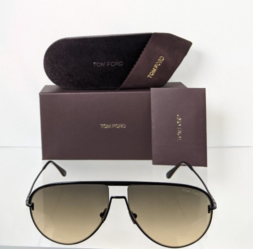 Brand New Authentic Tom Ford Sunglasses FT TF 0924 TF924 01B Theo 60mm Frame