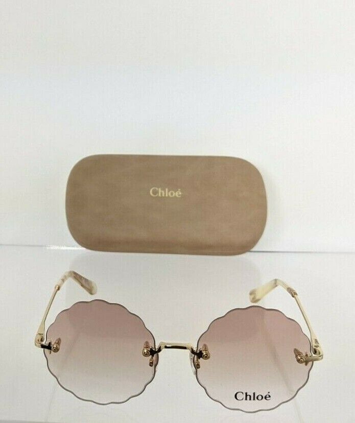 Brand New Authentic Chloe Sunglasses CE 2147S 717 55mm Gold 2147 Frame