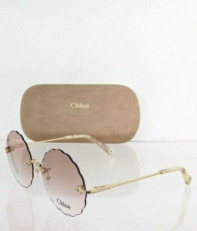 Brand New Authentic Chloe Sunglasses CE 2147S 717 55mm Gold 2147 Frame