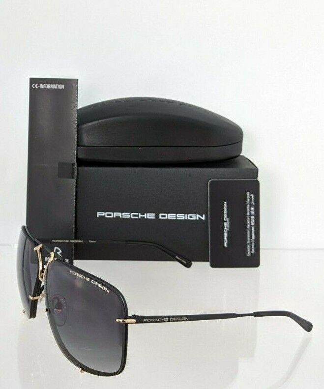 Brand New Authentic Porsche Design Sunglasses P 8928 D Black Gold P' 8928