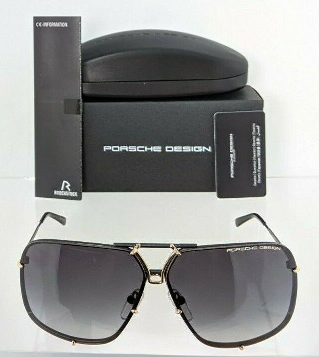 Brand New Authentic Porsche Design Sunglasses P 8928 D Black Gold P' 8928