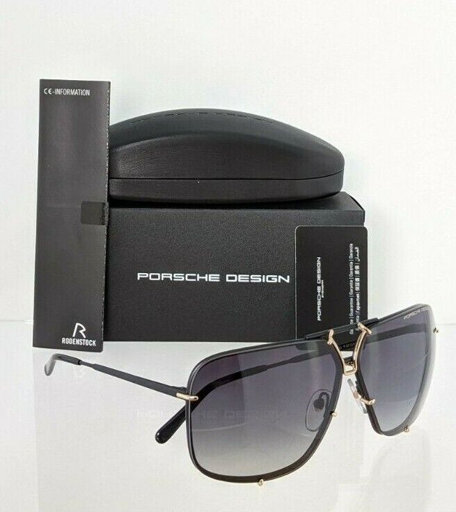 Brand New Authentic Porsche Design Sunglasses P 8928 D Black Gold P' 8928