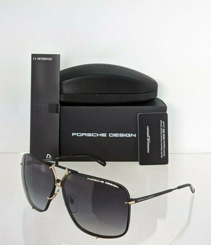 Brand New Authentic Porsche Design Sunglasses P 8928 D Black Gold P' 8928